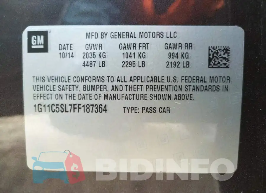 1G11C5SL7FF187364 Photo# 13