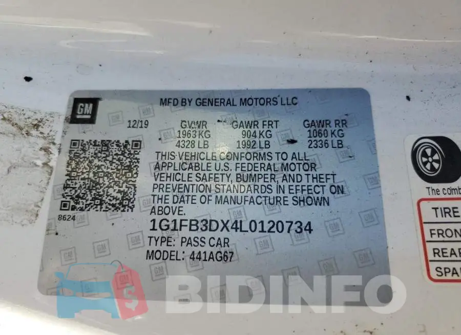 1G1FB3DX4L0120734 Photo# 13