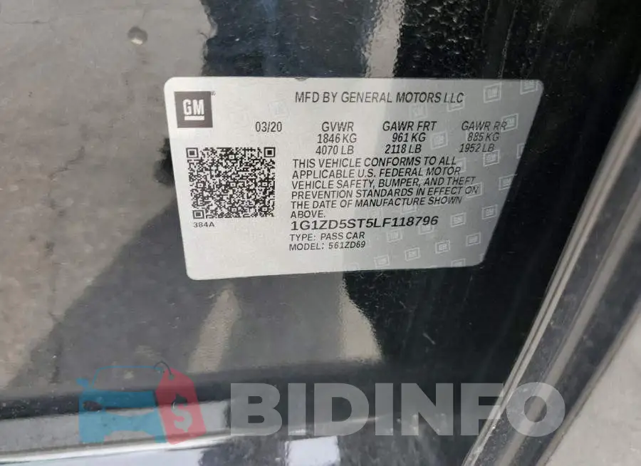 1G1ZD5ST5LF118796 Photo# 12