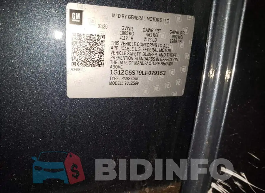 1G1ZG5ST9LF079153 Photo# 13