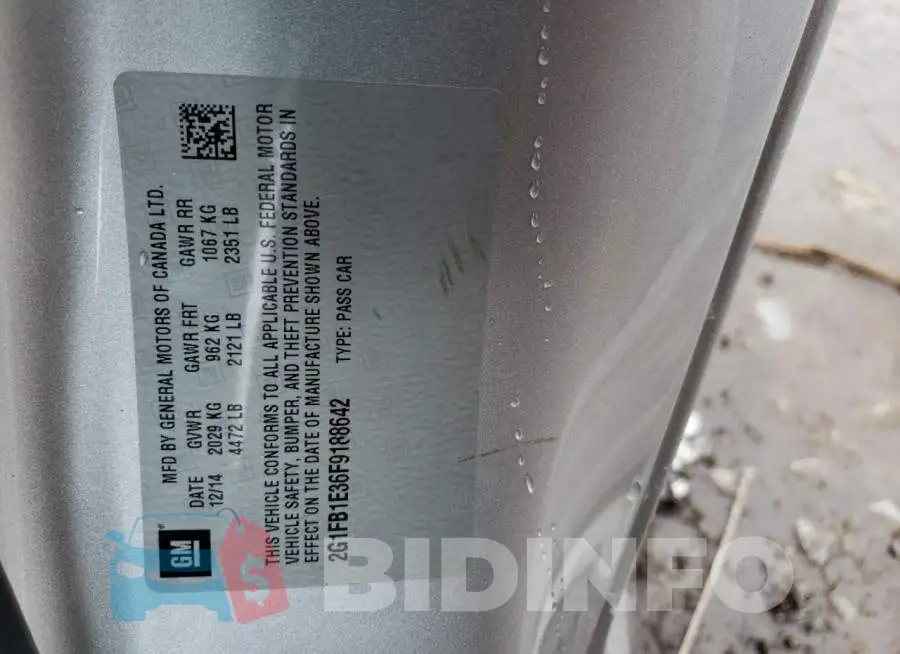 2G1FB1E36F9188642 Photo# 12
