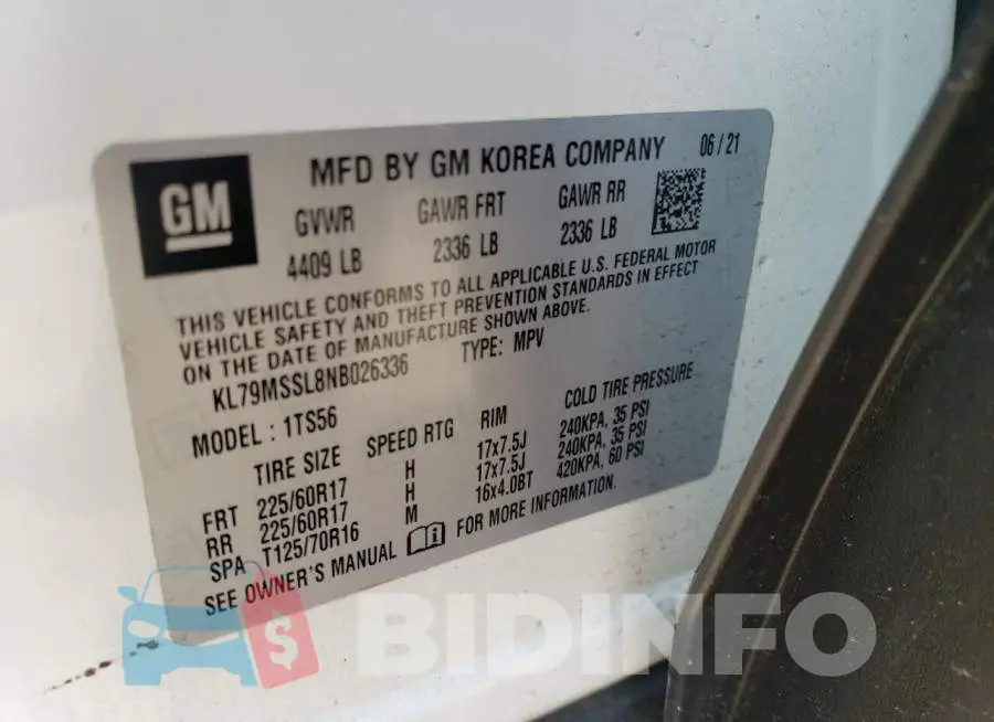 KL79MSSL8NB026336 Photo# 13