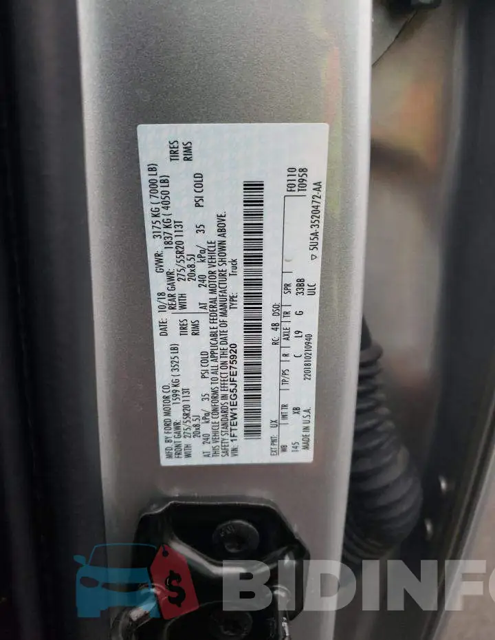 1FTEW1EG5JFE75920 Photo# 12