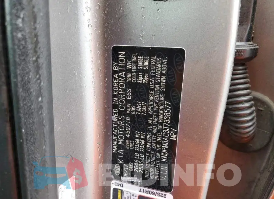 KNDPM3AC3J7338577 Photo# 10