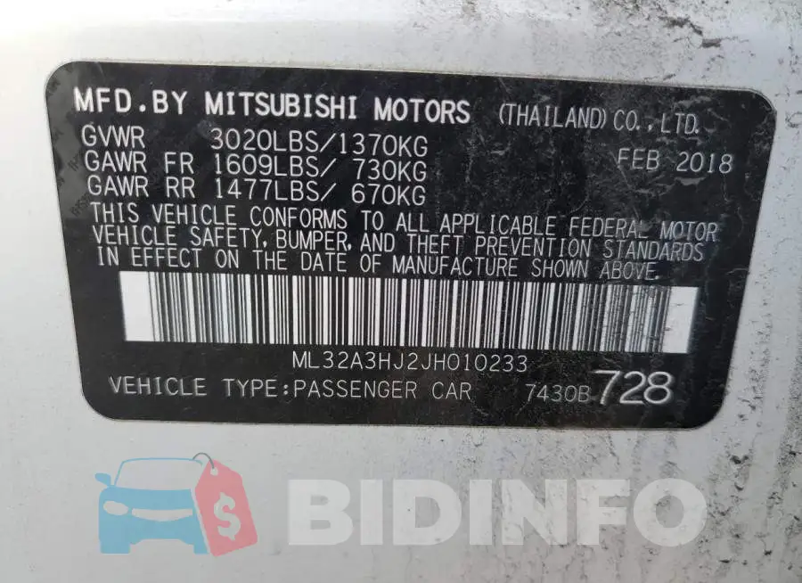 ML32A3HJ2JH010233 Photo# 13