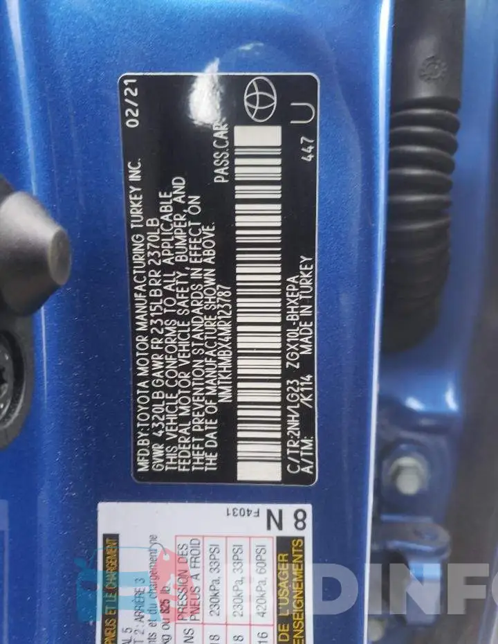 NMTKHMBX4MR123787 Photo# 13