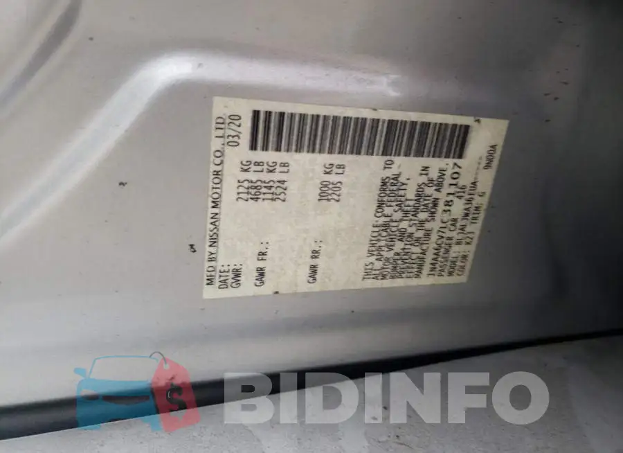 1N4AA6CV7LC381107 Photo# 12