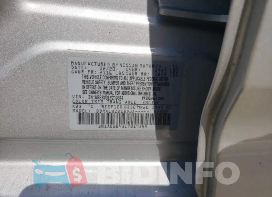 3N1AB8BV3LY219344 Photo# 13