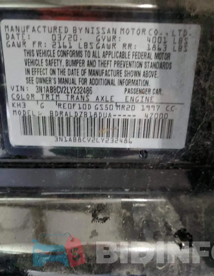 3N1AB8CV2LY232486 Photo# 12