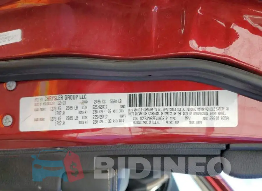 1C4PJMAB7EW165812 Photo# 13