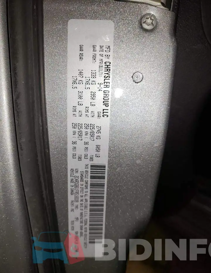 2C4RDGBG1FR518339 Photo# 13