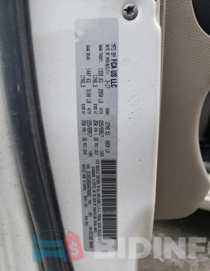 2C4RDGBG6HR706681 Photo# 10