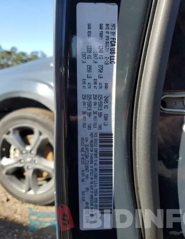 3C4PDCGBXJT310947 Photo# 13