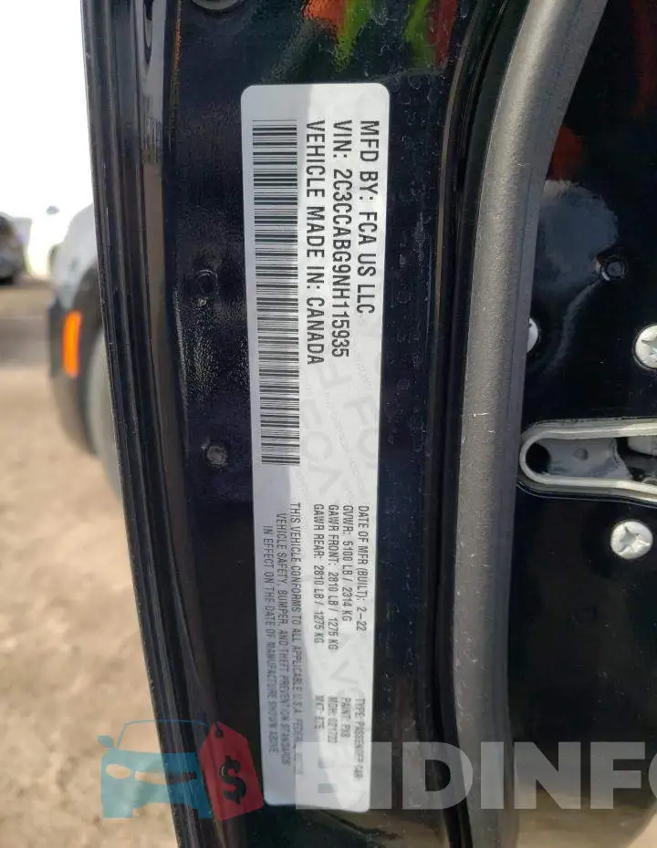 2C3CCABG9NH115935 Photo# 12