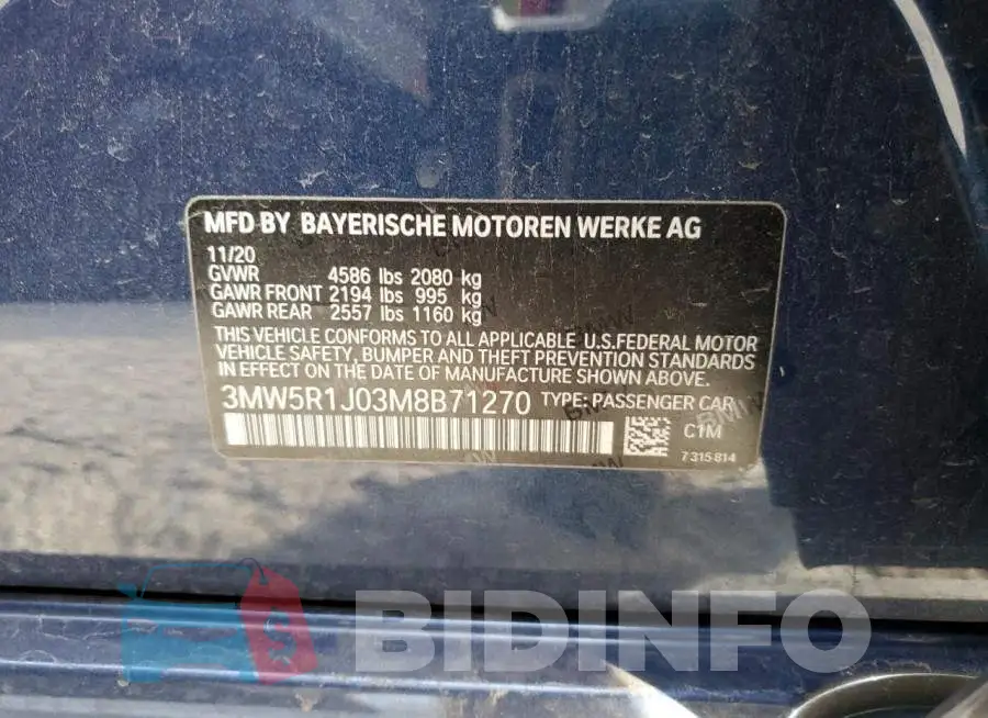 3MW5R1J03M8B71270 Photo# 13