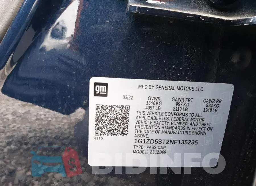 1G1ZD5ST2NF135235 Photo# 12