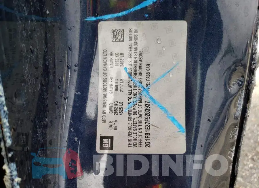 2G1FB1E37F9283937 Photo# 12