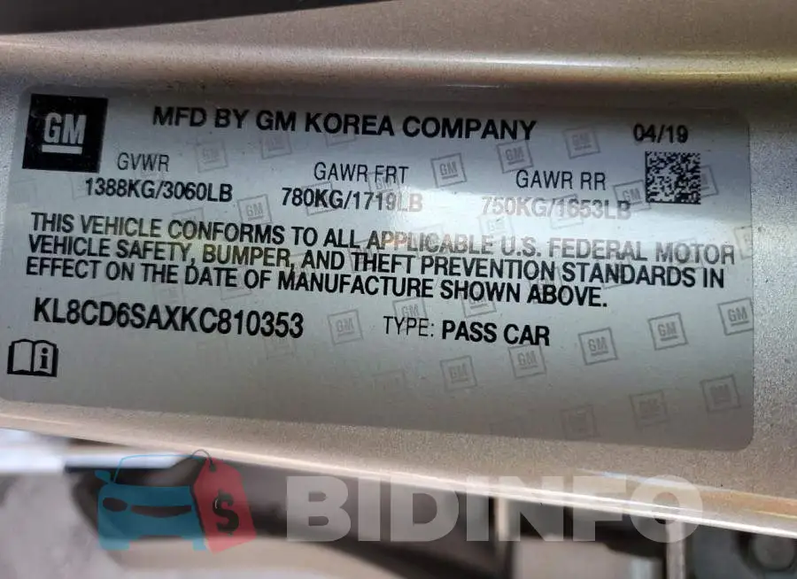 KL8CD6SAXKC810353 Photo# 12