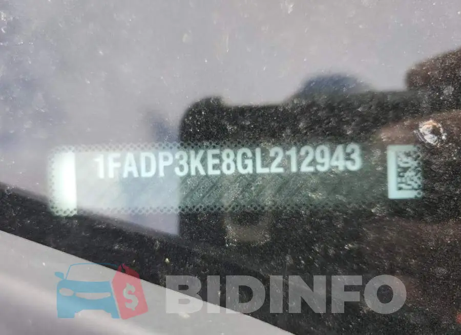 1FADP3KE8GL212943 Photo# 12