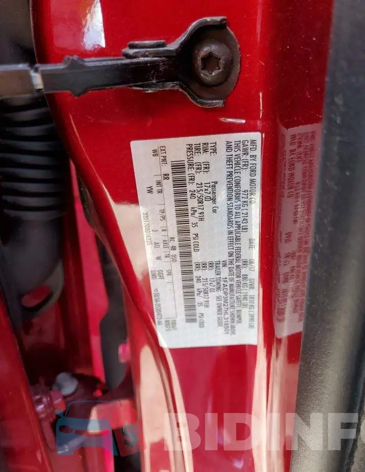 1FADP3M27HL318501 Photo# 12