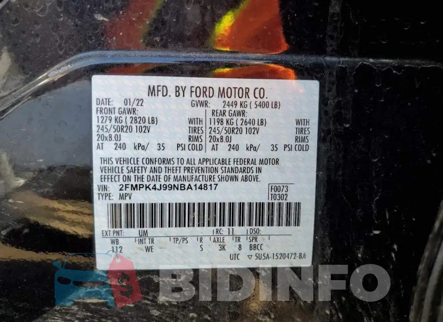 2FMPK4J99NBA14817 Photo# 13