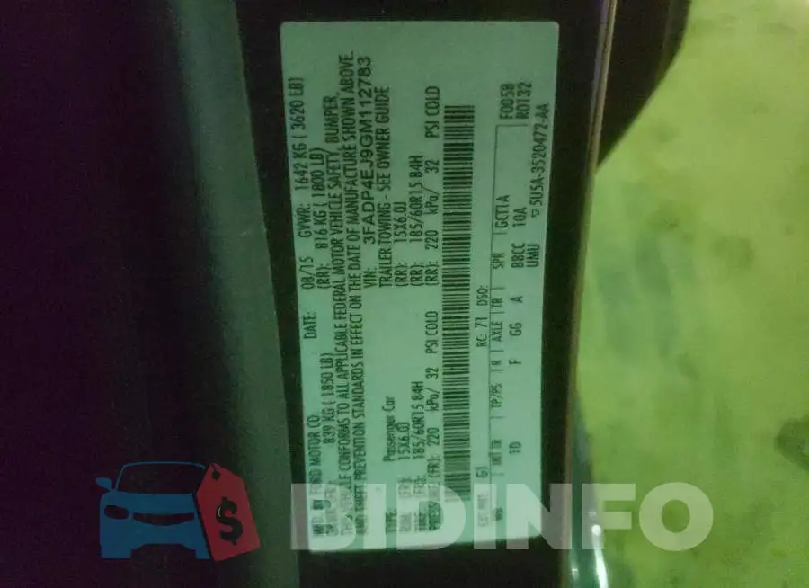 3FADP4EJ9GM112783 Photo# 12