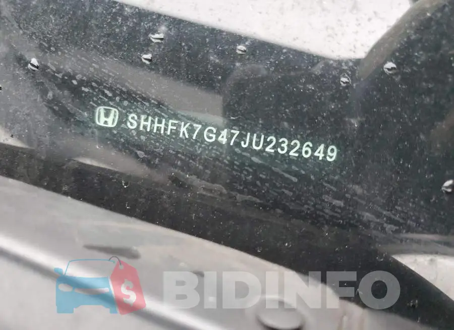 SHHFK7G47JU232649 Photo# 12