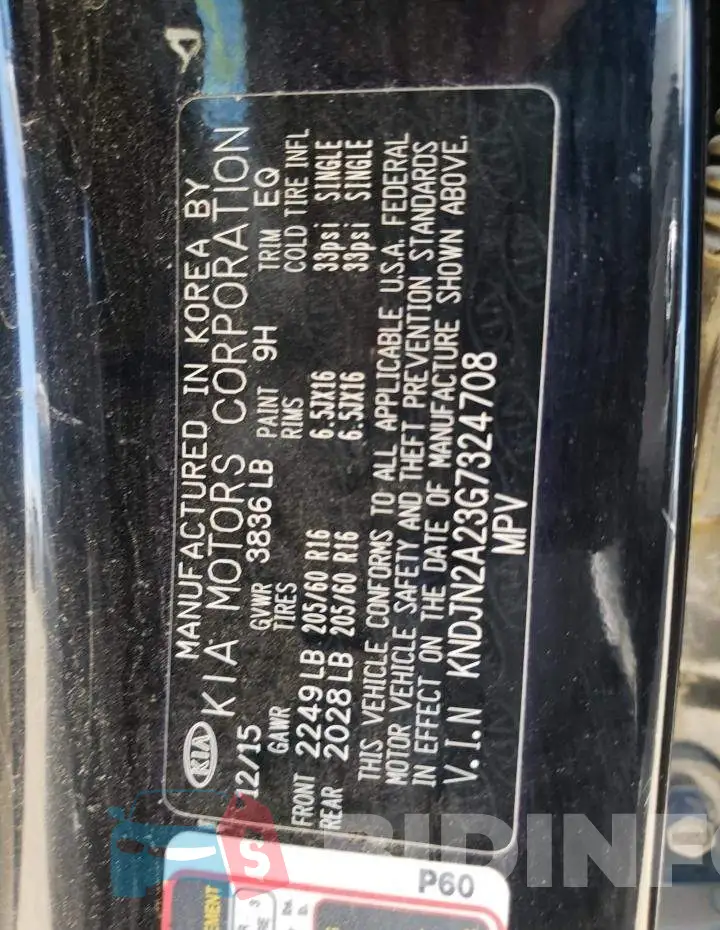 KNDJN2A23G7324708 Photo# 13