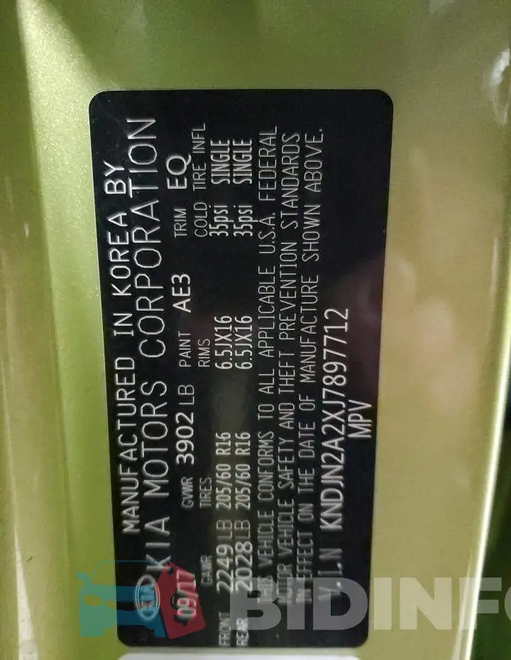 KNDJN2A2XJ7897712 Photo# 12