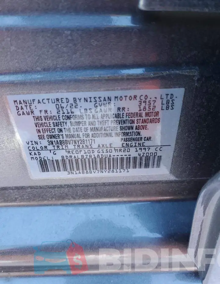 3N1AB8BV7NY281171 Photo# 12