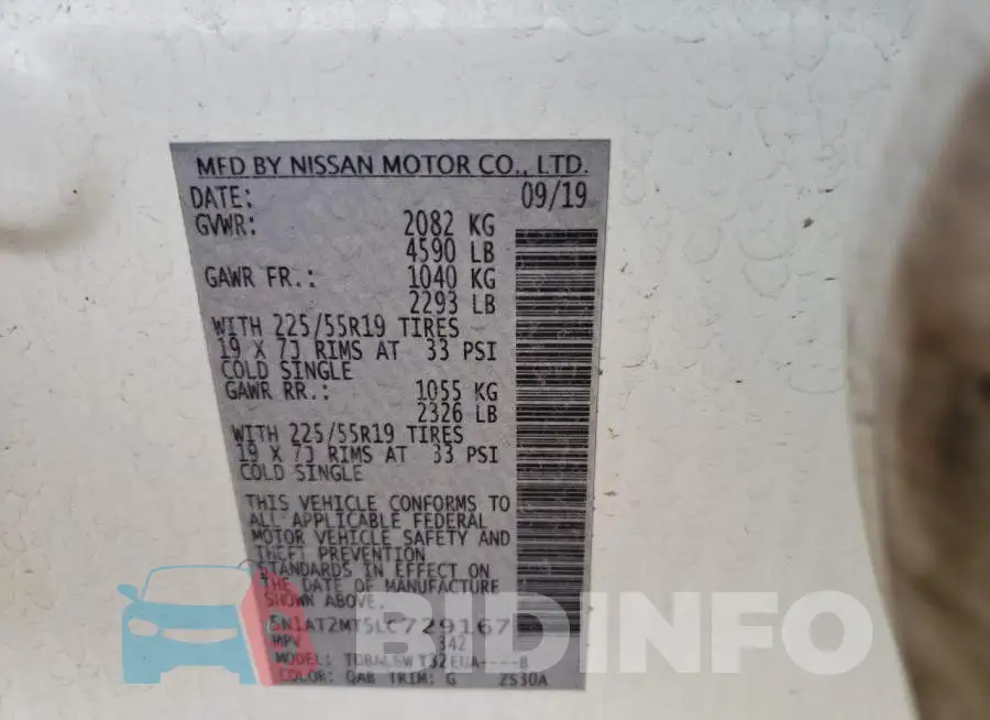 5N1AT2MT5LC729167 Photo# 13
