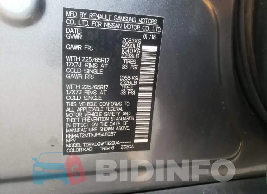 KNMAT2MTXJP548057 Photo# 13