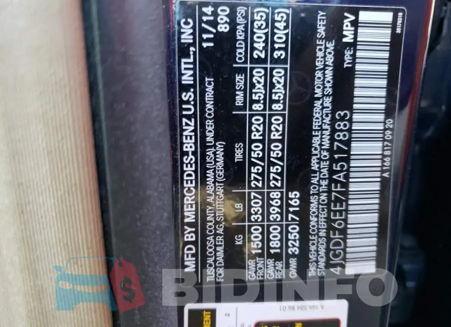 4JGDF6EE7FA517883 Photo# 12