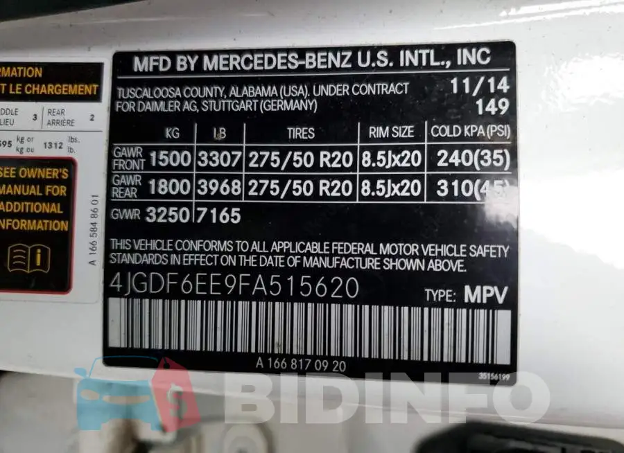 4JGDF6EE9FA515620 Photo# 12