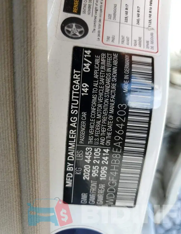 WDDGF4HB8EA964203 Photo# 12
