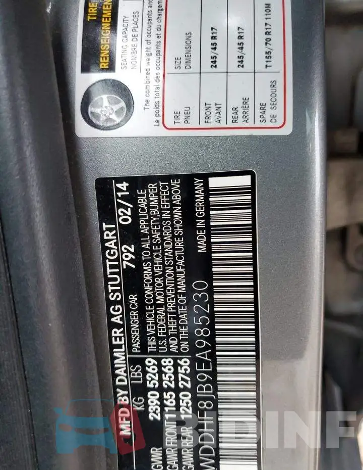 WDDHF8JB9EA985230 Photo# 12