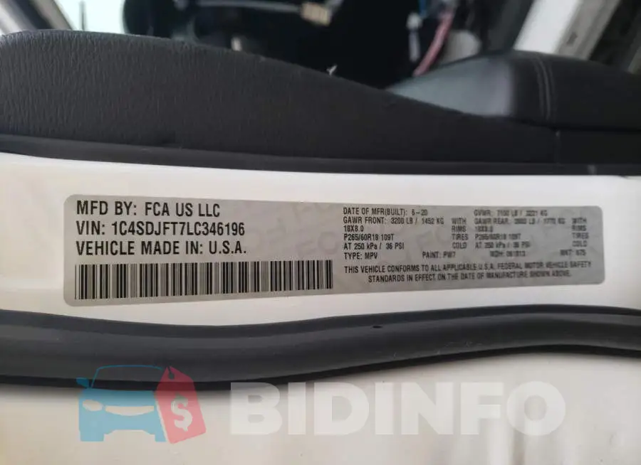 1C4SDJFT7LC346196 Photo# 14