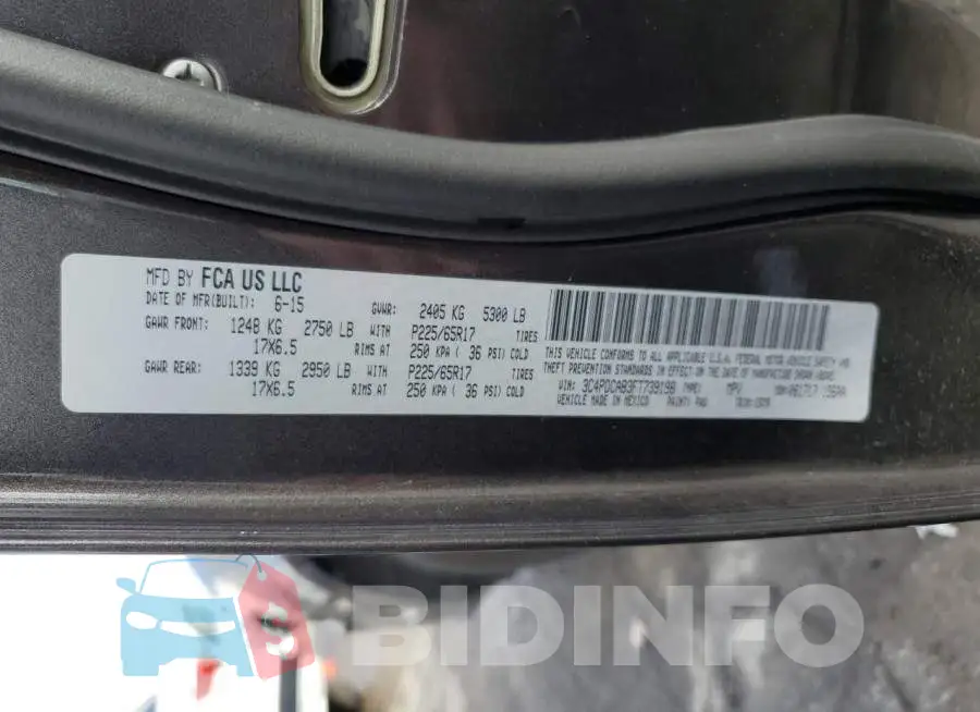 3C4PDCAB3FT739198 Photo# 14