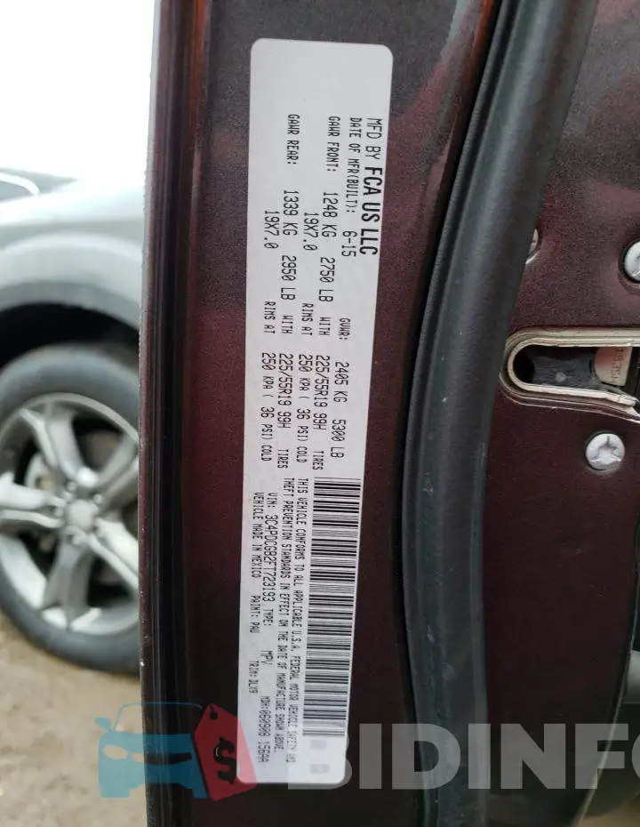 3C4PDCGB2FT723193 Photo# 13