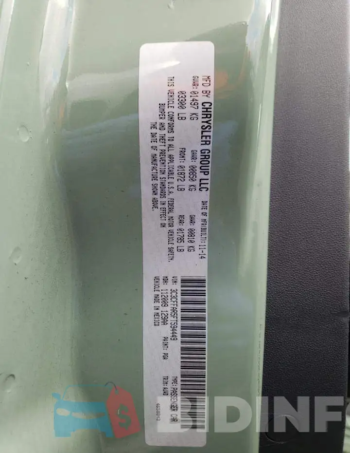 3C3CFFAR5FT594449 Photo# 13