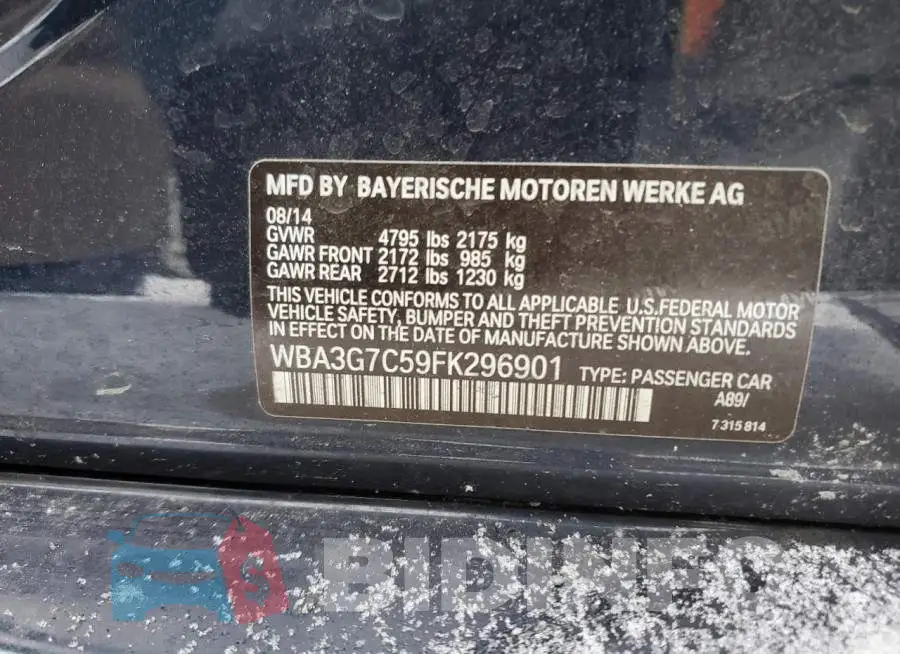 WBA3G7C59FK296901 Photo# 12