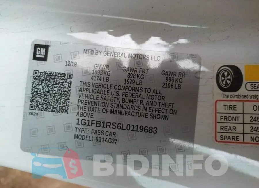 1G1FB1RS6L0119683 Photo# 12