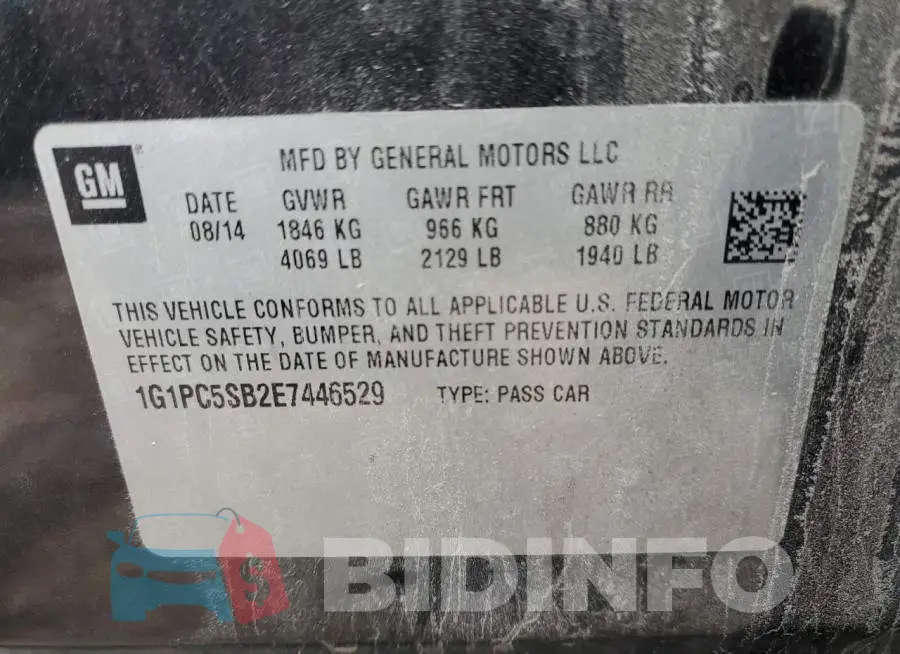 1G1PC5SB2E7446529 Photo# 12