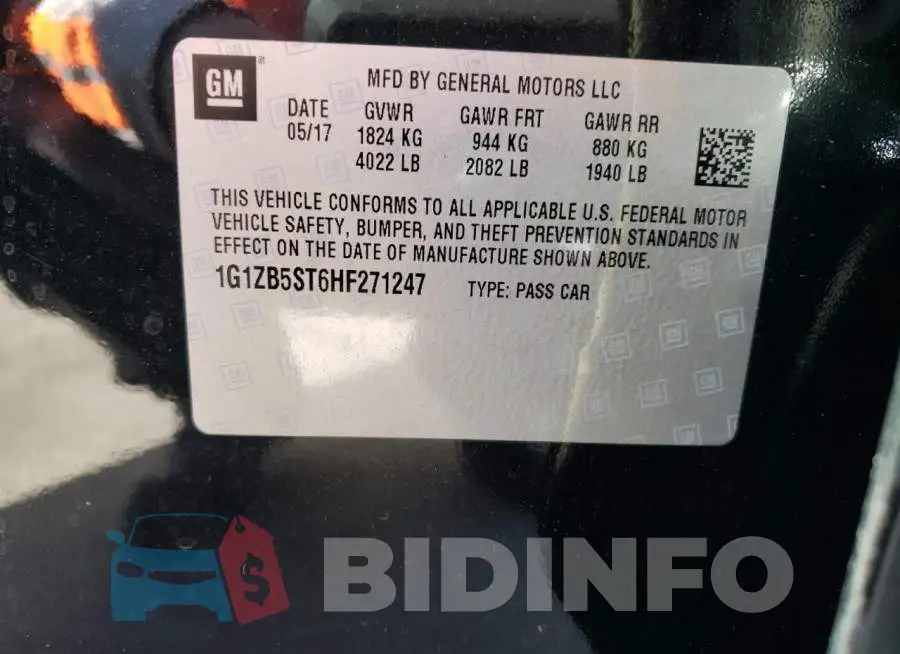 1G1ZB5ST6HF271247 Photo# 12