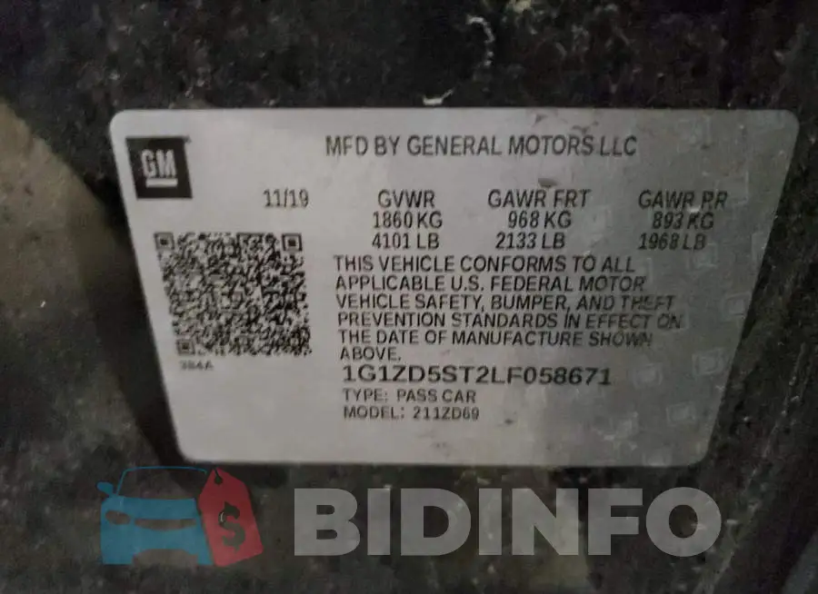 1G1ZD5ST2LF058671 Photo# 12