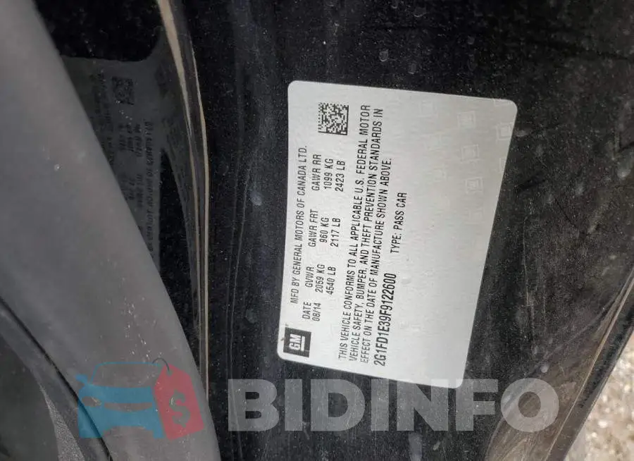 2G1FD1E39F9122600 Photo# 13