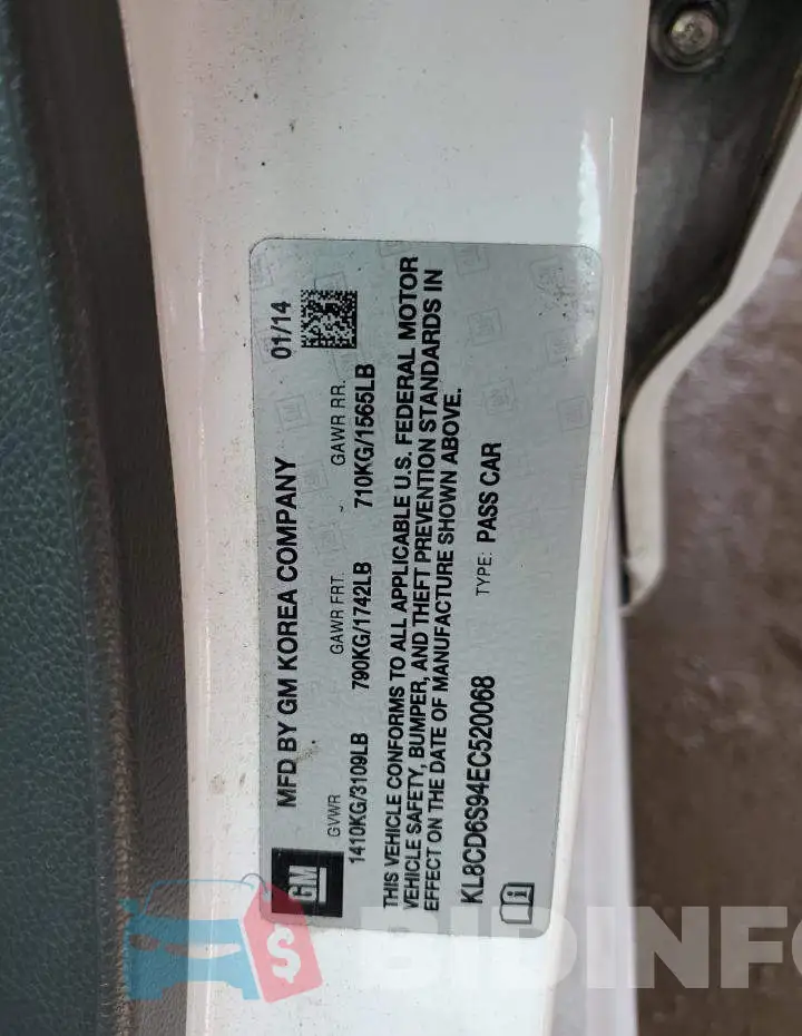 KL8CD6S94EC520068 Photo# 13