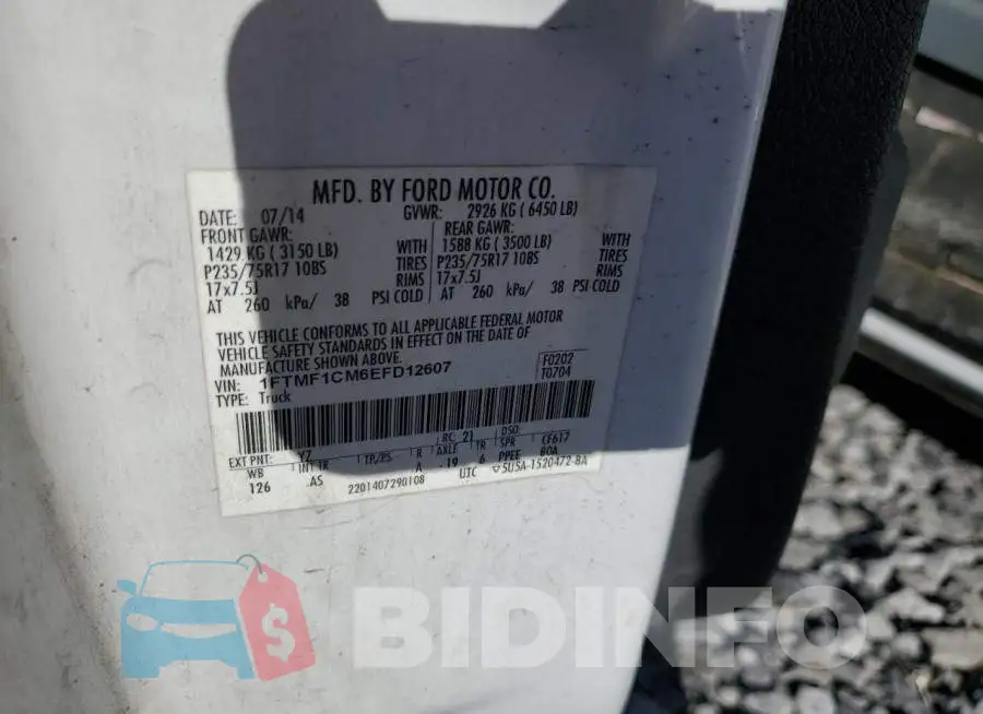1FTMF1CM6EFD12607 Photo# 12