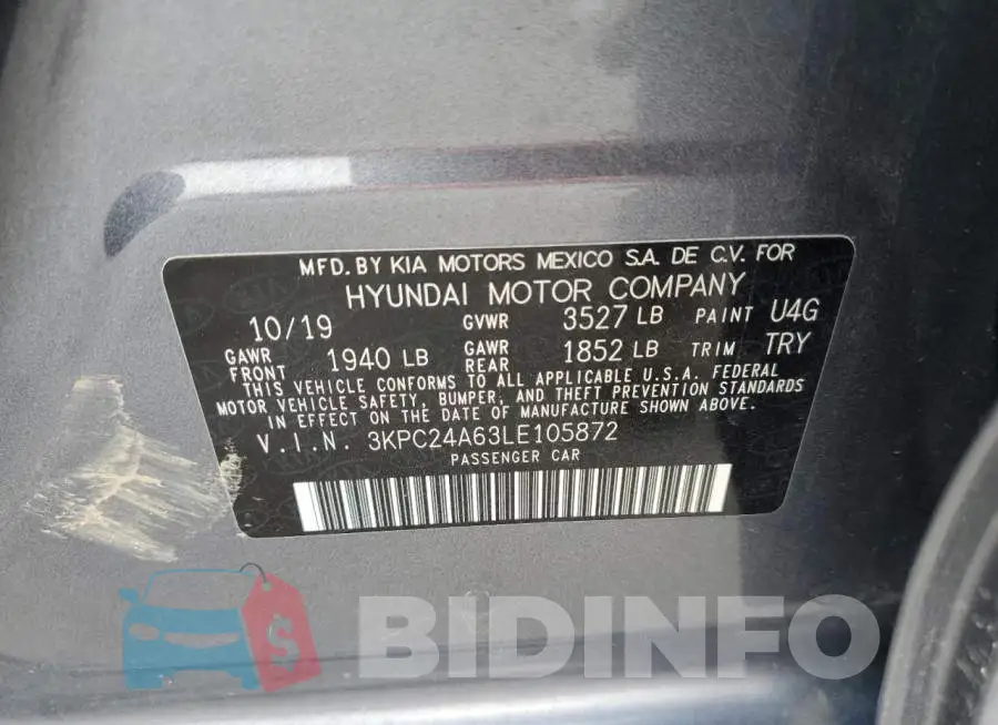 3KPC24A63LE105872 Photo# 13