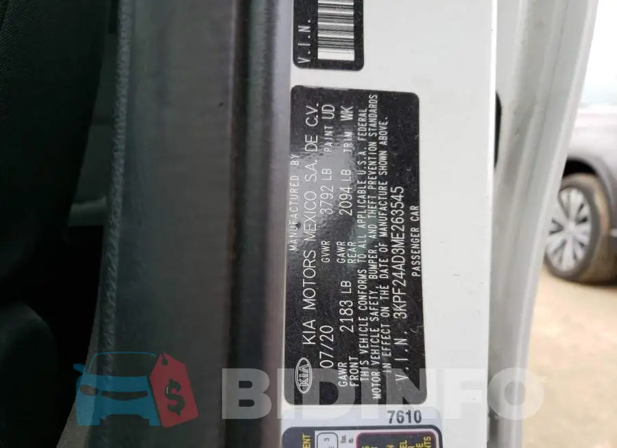 3KPF24AD3ME263545 Photo# 12